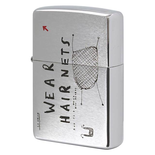 絶版/ヴィンテージ Zippo ジッポー 中古 2000年製造 ZIPPO R.Newbold アールニューボールド Wear hair nets ヘアーネット  [S]ほぼ新品同様