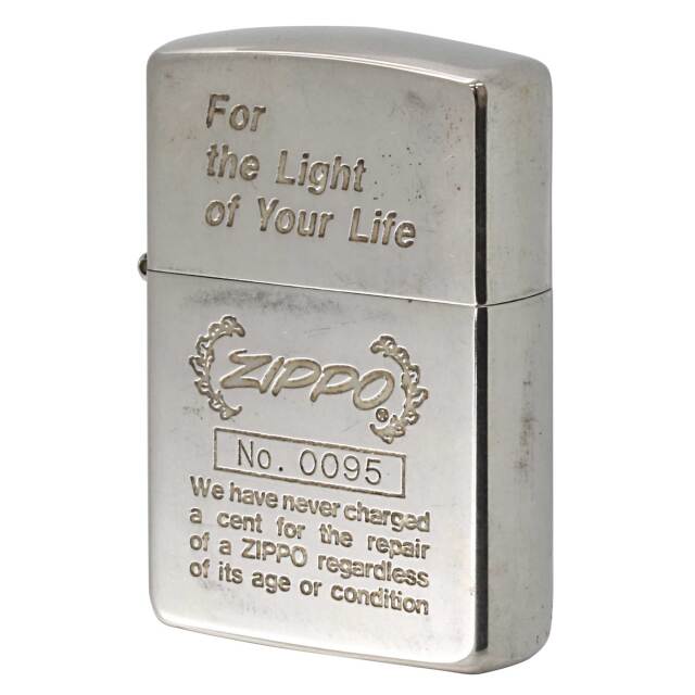 絶版/ヴィンテージ Zippo ジッポー 中古 1991年製造 ZIPPO LORO For the Light of Your Life No.0095　  [C]使用感あり傷汚れあり