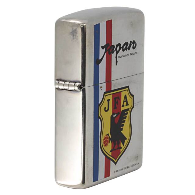 絶版/ヴィンテージ Zippo ジッポー 中古 1997年製造サッカー日本代表