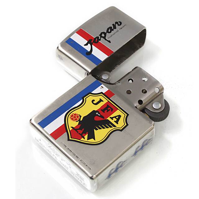 絶版/ヴィンテージ Zippo ジッポー 中古 1997年製造サッカー日本代表