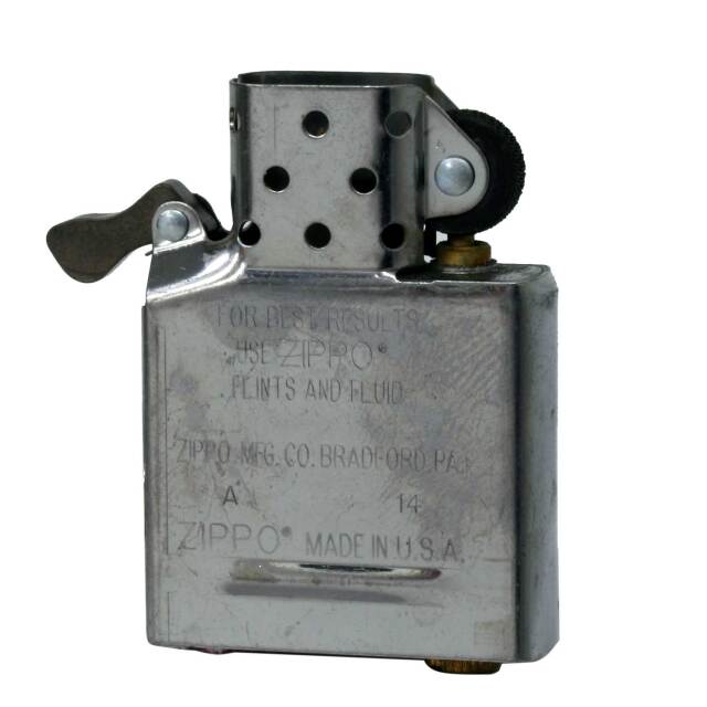 絶版/ヴィンテージ Zippo ジッポー 中古 2014年製造チェック柄