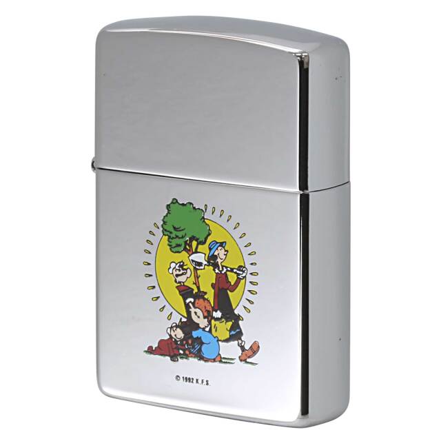絶版/ヴィンテージ Zippo ジッポー 中古 1995年製造 ポパイとオリーブ POPEY＆OLIVE  [A]使用感少なく状態が良い