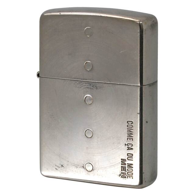 絶版/ヴィンテージ Zippo ジッポー 中古 2005年製造 COMME CA DU MODE MEN スピン カット  [C]使用感あり傷汚れあり