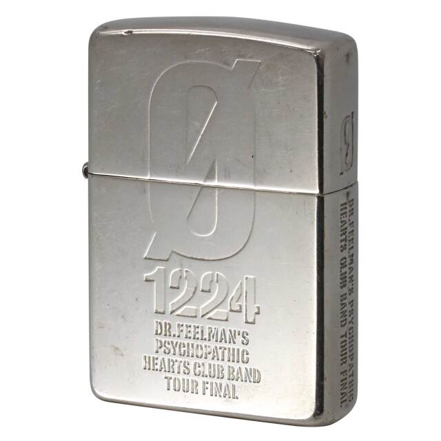 絶版/ヴィンテージ Zippo ジッポー 中古 2001年製造 BOOWY 1224 Film GIG TOUR ツアーグッズ No.0911  [C]使用感あり傷汚れあり