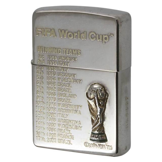 絶版/ヴィンテージ Zippo ジッポー 中古 1997年製造サッカー日本代表