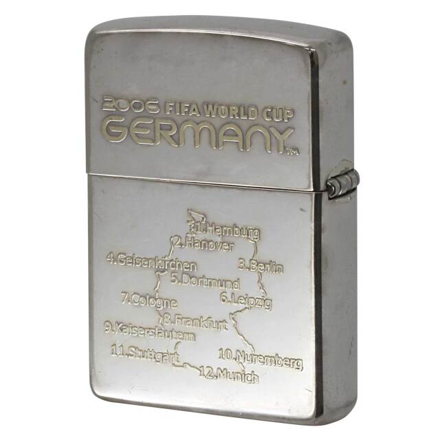 絶版/ヴィンテージ Zippo ジッポー 中古 2005年製造FIFA World Cup