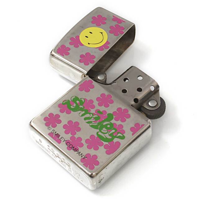 絶版/ヴィンテージ Zippo ジッポー 中古 2001年製造SMILEY COMPANY