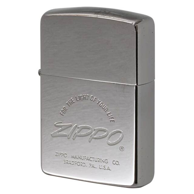 絶版/ヴィンテージ Zippo ジッポー 中古 1990年製造 ジッポ ロゴ ZIPPO LOGO PVDコーティング  [B]使用感ありやや傷汚れあり
