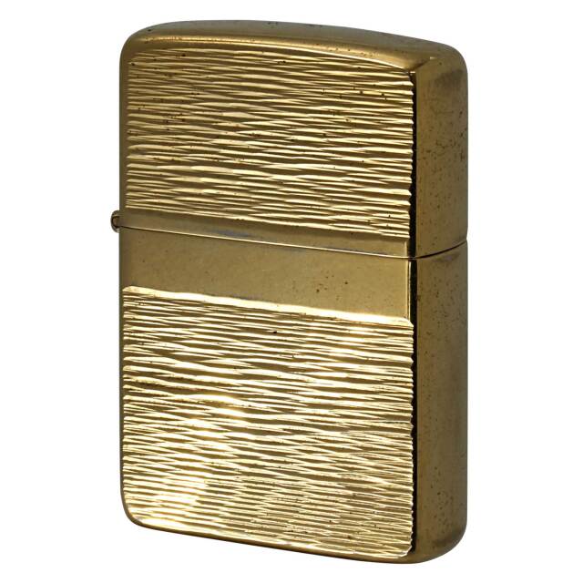 絶版/ヴィンテージ Zippo ジッポー 中古 1980年製造 ゴールデンエレガンス Golden Elegance Horizontal Bark #30 Gold Plated  [B]使用感ありやや傷汚れあり