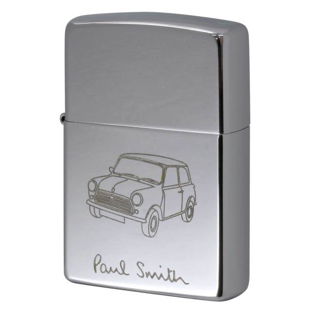 絶版/ヴィンテージ Zippo ジッポー 中古 2002年製造 Paul Smith ポール・スミス #250 車 MINI  [C]使用感あり傷汚れあり