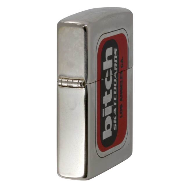 絶版/ヴィンテージ Zippo ジッポー 中古 1996年製造bitch スケート
