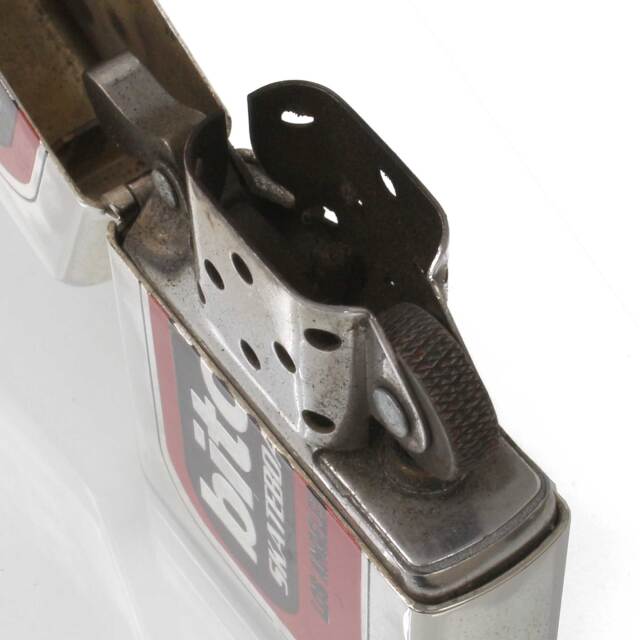 絶版/ヴィンテージ Zippo ジッポー 中古 1996年製造bitch スケート