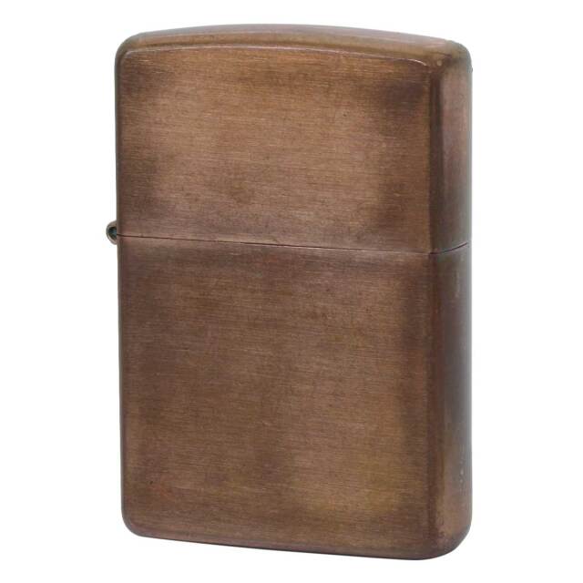 絶版/ヴィンテージ Zippo ジッポー 中古 2002年製造 SOLID COPPER カッパー  [C]使用感あり傷汚れあり