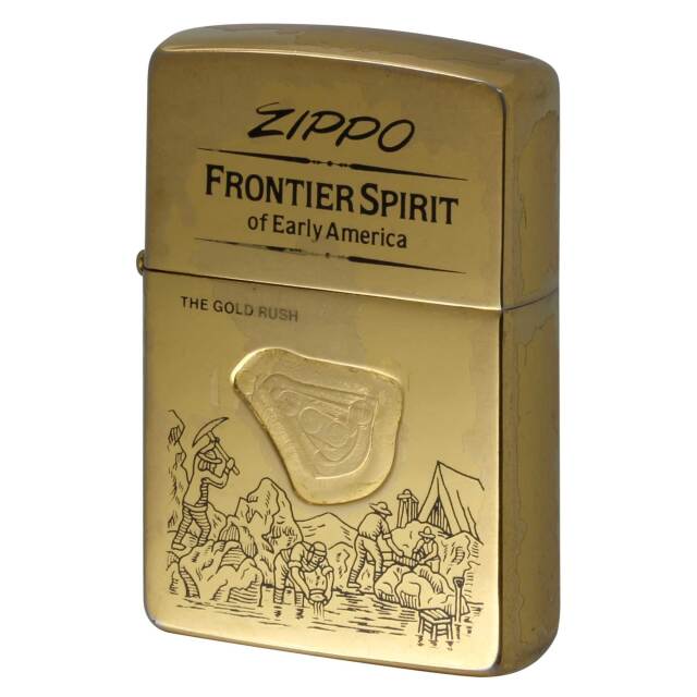 絶版/ヴィンテージ Zippo ジッポー 中古 1993年製造 限定1,000個 FRONTIER SPIRIT LIMITED No.0370   [C]使用感あり傷汚れあり