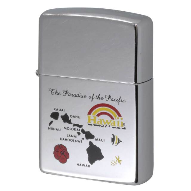 絶版/ヴィンテージ Zippo ジッポー 中古 1993年製造 Hawaii ハワイ  [B]使用感ありやや傷汚れあり