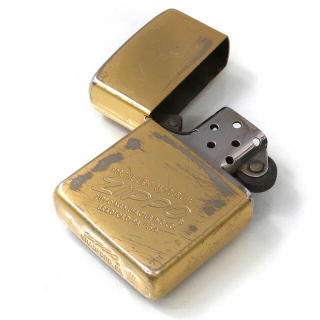 絶版/ヴィンテージ Zippo ジッポー 中古 1987年製造ZIPPO LOGO 1955