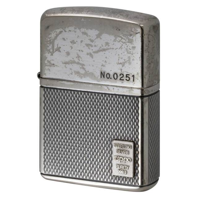 絶版/ヴィンテージ Zippo ジッポー 中古 2002年製造ARMOR アーマー
