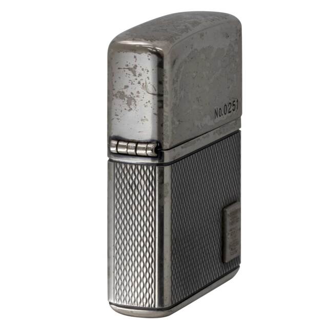 絶版/ヴィンテージ Zippo ジッポー 中古 2002年製造ARMOR アーマー