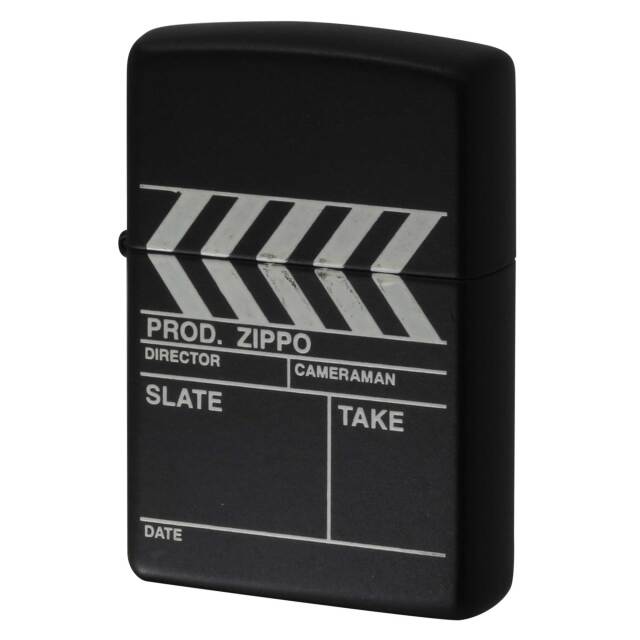 絶版/ヴィンテージ Zippo ジッポー 中古 2000年製造 Stars of Hollywood 218HW101 Clapboard  [A]使用感少なく状態が良い