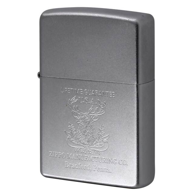 絶版/ヴィンテージ Zippo ジッポー 中古 2002年製造 FIFE TIME GUARANTEE 鹿 ハンティングトロフィー  [B]使用感ありやや傷汚れあり