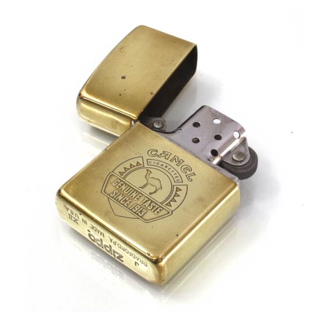絶版/ヴィンテージ Zippo ジッポー 中古 1996年製造キャメル CAMEL