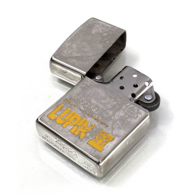 絶版/ヴィンテージ Zippo ジッポー 中古 1997年製造ルパン三世 Lupin