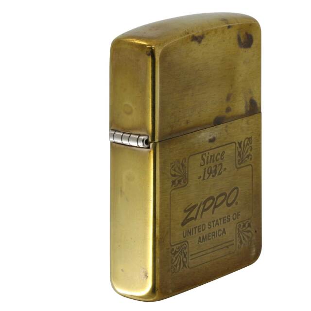 絶版/ヴィンテージ Zippo ジッポー 中古 1996年製造ZIPPO LOGO SOLID