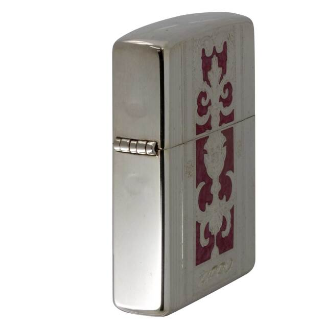 絶版/ヴィンテージ Zippo ジッポー 中古 2005年製造アラベスク ライン