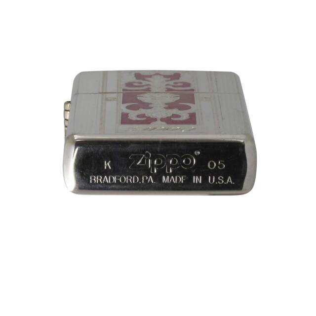 絶版/ヴィンテージ Zippo ジッポー 中古 2005年製造アラベスク ライン