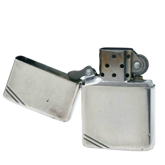絶版/ヴィンテージ Zippo ジッポー 中古 2002年製造Sterling Silver 