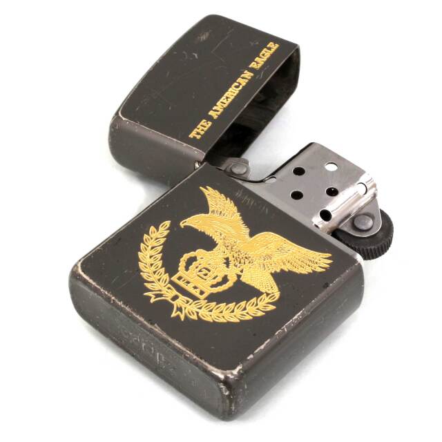 絶版/ヴィンテージ Zippo ジッポー 中古 1990年製造THE AMERICAN EAGLE