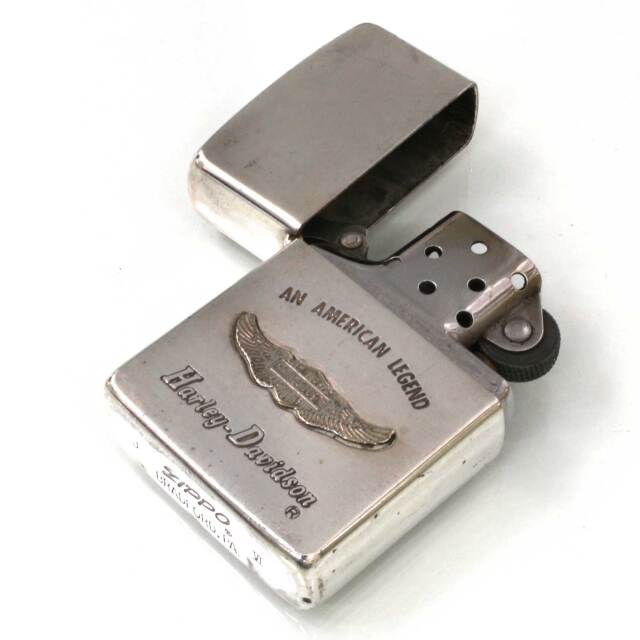 絶版/ヴィンテージ Zippo ジッポー 中古 1990年製造Harley Davidson