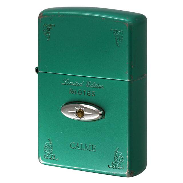 絶版/ヴィンテージ Zippo ジッポー 中古 2000年製造 CALME LIMITED EDITION No.0183  [C]使用感あり傷汚れあり