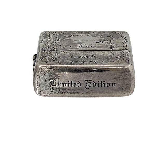 絶版/ヴィンテージ Zippo ジッポー 中古 2002年製造アラベスク柄 花と