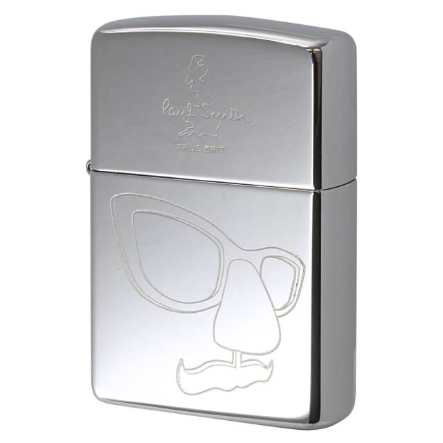 絶版/ヴィンテージ Zippo ジッポー 中古 1995年製造 ZIPPO Paul Smith ポール・スミス 鼻眼鏡  [A]使用感少なく状態が良い