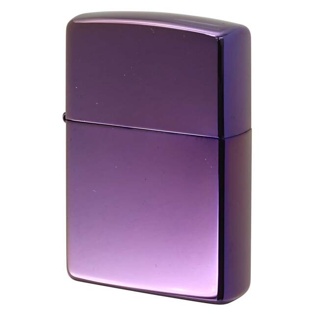 絶版/ヴィンテージ Zippo ジッポー 中古 2022年製造 アビス High Polish Purple Abyss No.24747  [S]ほぼ新品同様