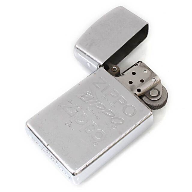 絶版/ヴィンテージ Zippo ジッポー 中古 1994年製造スリム ZIPPO歴代