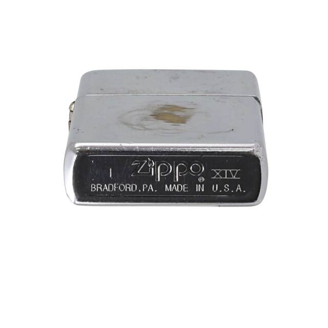 1955年式保存状態、良好です ZIPPO ライター 見分け方】 1955年～1958年製 筆記体ZIPPOロゴ PAT