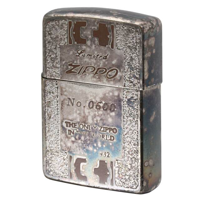 絶版/ヴィンテージ Zippo ジッポー 中古 1993年製造 Limited THE ONRY ZIPPO シリアルナンバーNo.0600  [C]使用感あり傷汚れあり