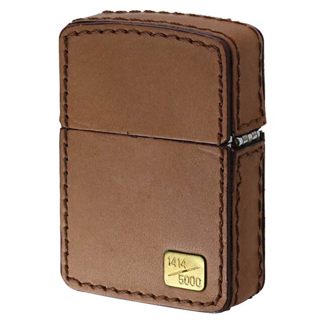 絶版/ヴィンテージ Zippo ジッポー 中古 1993年製造限定5000個 革巻き