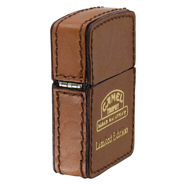 絶版/ヴィンテージ Zippo ジッポー 中古 1993年製造限定5000個 革巻き