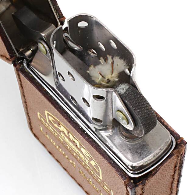 絶版/ヴィンテージ Zippo ジッポー 中古 1993年製造限定5000個 革巻き 絶版/ヴィンテージ Zippo ジッポー 中古 1993年製造限定5000個 革巻き