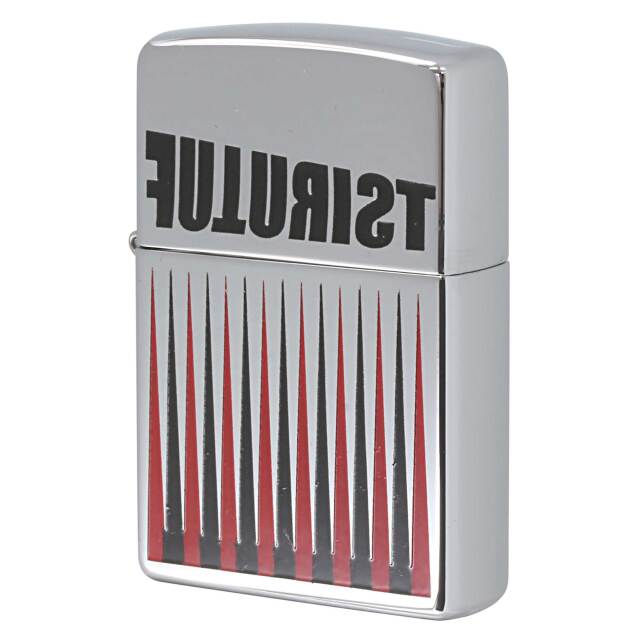 絶版/ヴィンテージ Zippo ジッポー 中古 2002年製造 ZIPPO Paul Smith ポール・スミス 試作品 Futurist 裏回転用突起  [S]ほぼ新品同様