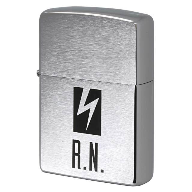 絶版/ヴィンテージ Zippo ジッポー 中古 1996年製造 ZIPPO R.Newbold アールニューボールド R.N. 稲妻  [S]ほぼ新品同様