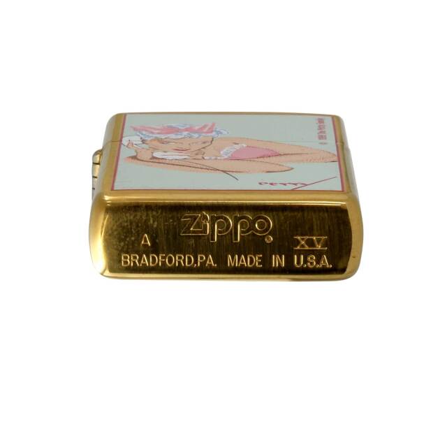 絶版/ヴィンテージ Zippo ジッポー 中古 1999年製造ペティ・ガール The