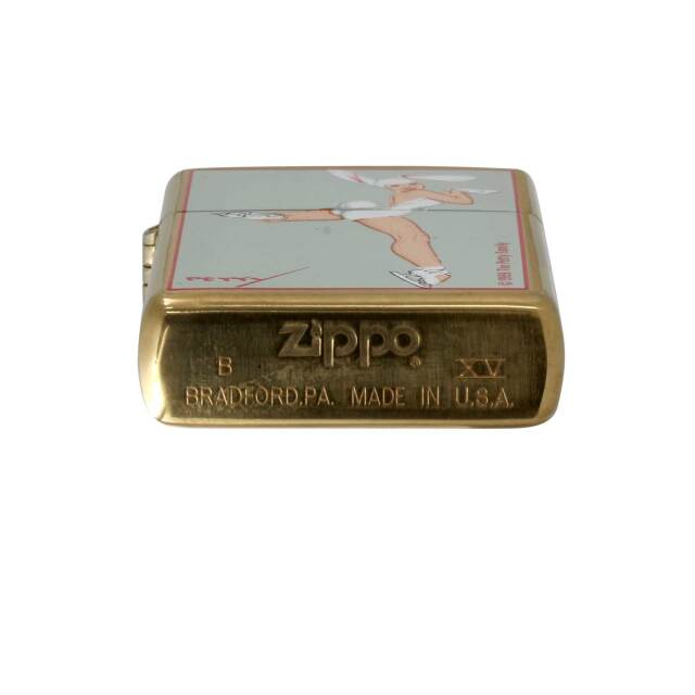 絶版/ヴィンテージ Zippo ジッポー 中古 1999年製造ペティ・ガール The