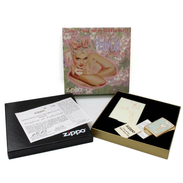ペティーガール　ジッポ 絶版/ヴィンテージ Zippo ジッポー 中古 1999年製造ペティ・ガール The