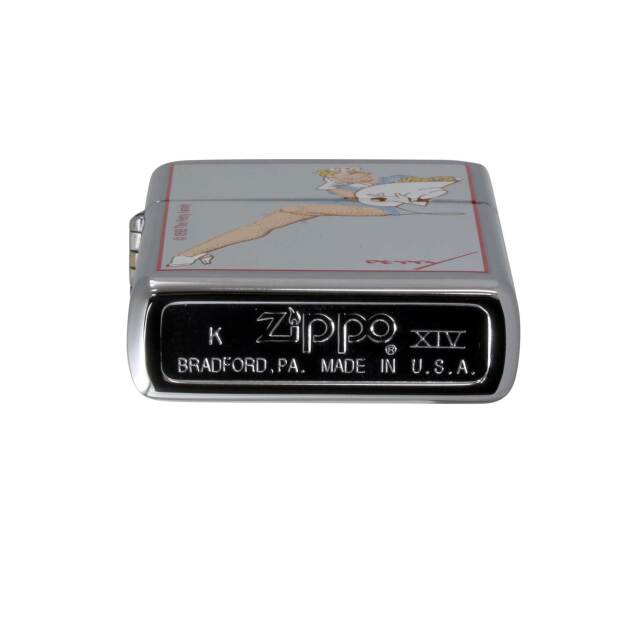 絶版/ヴィンテージ Zippo ジッポー 中古 1998年製造ペティ・ガール The