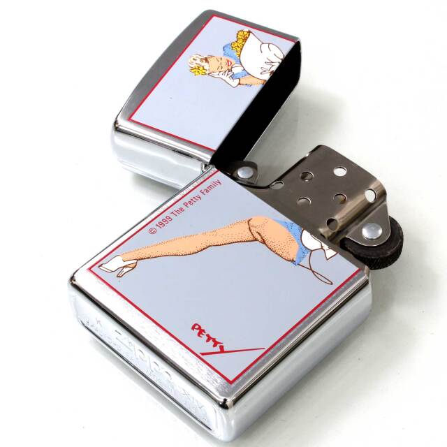 絶版/ヴィンテージ Zippo ジッポー 中古 1998年製造ペティ・ガール The