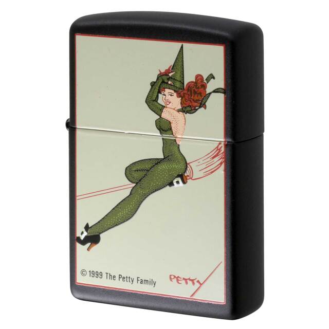 絶版/ヴィンテージ Zippo ジッポー 中古 1998年製造 ペティ・ガール The Petty Girl Series 2 218PG 642 BEWITCHING  [N]未使用・新品